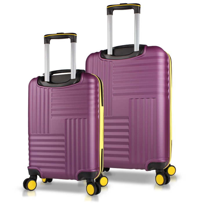 Zoozie Bags Set de Maletas de 2 Piezas en Damson Zoozie Bags Set de Maletas de 2 Piezas en Damson